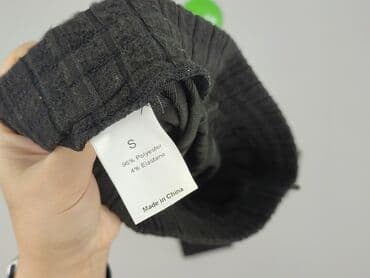 legginsy woskowane wysoki stan: Spodnie materiałowe damskie, rozmiar S — 4