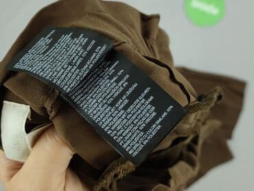 materiałowe spodnie z wysokim stanem lata 80: H&M, Spodnie materiałowe damskie, rozmiar L — 5