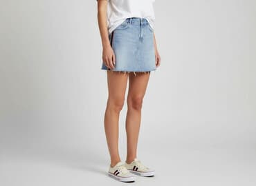 spódnice jeansowe mini zara: Zara, Spódnica damska, rozmiar S — 6