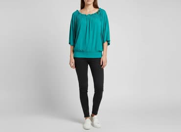 bluzki nietoperz plus size: Bluzka damska, rozmiar One size — 5