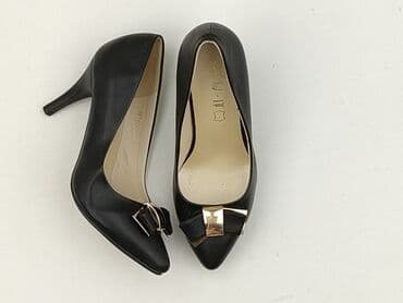 biale buty z kokardą: Flat shoes for women, size 35 — 1