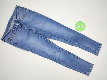cuffed jeans: Jeansy damskie, rozmiar M — 2