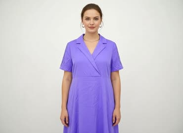 sukienka fioletowa zara: Sukienka damska, rozmiar 2XL — 7