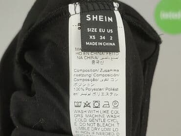 koszulka z dekoltem w serce: Shein, Top damski, XS — 4
