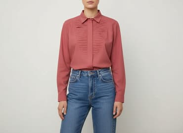 koszula satynowa rozowa: Koszula damska, rozmiar L — 5