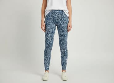 legginsy damskie kwiaty: Legginsy Eleganckie damskie, rozmiar S — 5