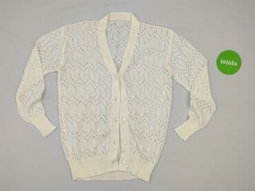 sweter z dekoltem v: Kardigan damski, rozmiar M — 2