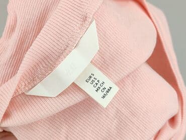 krótkie spodenki różowe: H&M, T-shirt damski, rozmiar S — 4