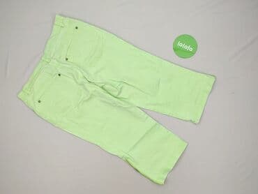 neonowe spodnie damskie: Nicole, Spodnie 3/4 damskie, rozmiar L — 3