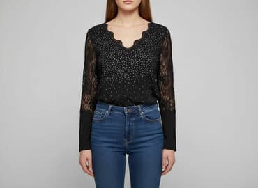 bluzka do biura: Women's blouse, size S — 1