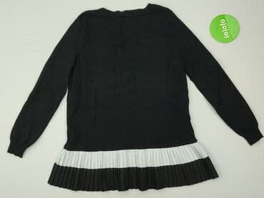 czarna sukienka i szary sweter: Sukienka damska, rozmiar S — 3
