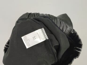 legginsy czarne prążkowane: Legginsy Ze skóry ekologicznej damskie, rozmiar M — 5