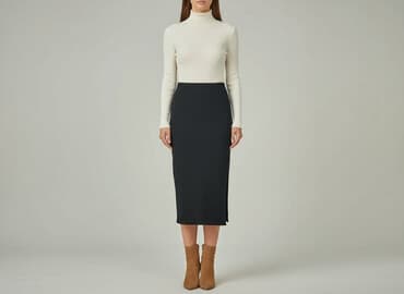 czarne spódnice w kratę: Spódnica damska, rozmiar S — 5