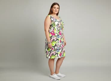 sukienki z asymetrycznym dołem: Sukienka damska, rozmiar 4XL — 1