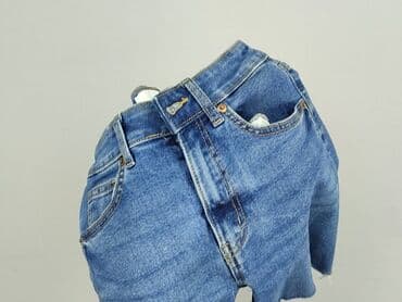 hm krótkie spodenki dzins low waist: H&M, Szorty damskie, rozmiar S — 6