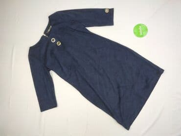 sukienka marynarka niebieska: Sukienka damska, rozmiar L — 3