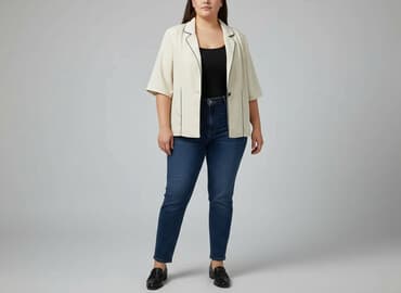 sukienka marynarka z krotkim rekawem: Marynarka damska, rozmiar 3XL — 1