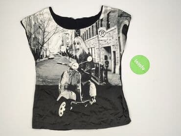 жіноча футболка m eu 38 візерунок принт колір білий: T-shirt damski, rozmiar M — 2