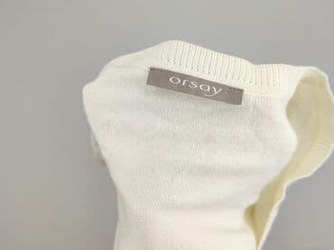 sweter w paski z serduszkiem: Orsay, Kardigan damski, M — 4