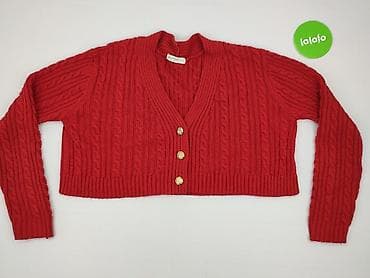 cardigans brown: Stradivarius, Kardigan damski, rozmiar M — 2
