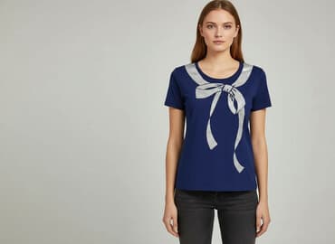 t shirty z muszką: T-shirt damski, rozmiar S — 5