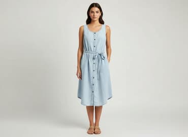 jeansy z asymetrycznym zapieciem: Tesco F&F, Sukienka damska, rozmiar L w lalafo.pl — 7 jeansy z asymetrycznym zapieciem: Tesco F&F, Sukienka damska, rozmiar L — 7