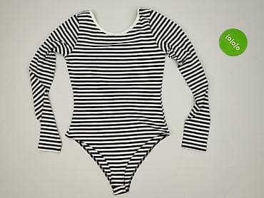 bluzki basic w paski: H&M, Body damskie, rozmiar S — 2