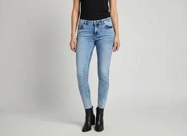 dziecięce półbuty ze skórzaną wkładką: Jeansy damskie, rozmiar S — 5