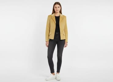 marynarka w kratę damska h m: Marynarka damska, rozmiar M — 6