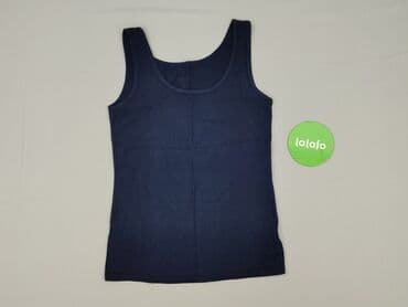 granatowa bluzka na ramiączkach: H&M, Bluzka damska, rozmiar S — 2