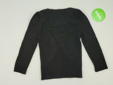 top z piórami czarny: KIT, Sweter damski, rozmiar XS — 3