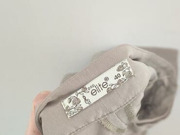 deichmann srebrne buty: Spodnie materiałowe damskie, rozmiar M — 4