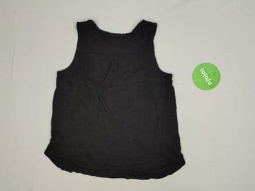 czarne bluzki dekolt v: Top damski, rozmiar S — 3