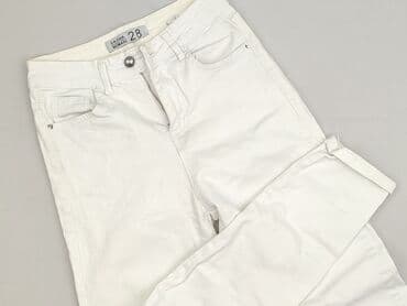 białe damskie jeansy: Jeansy damskie, rozmiar S — 1