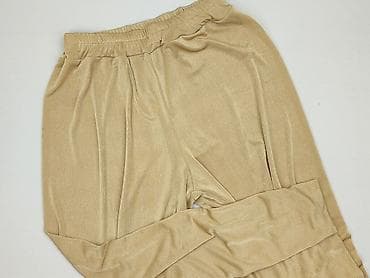 buty andora: Damskie spodnie w kolorze złotego beżu – lekko połyskujące, miękkie i — 1