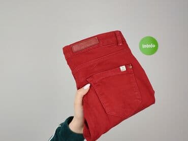 woskowane legginsy z wysokim stanem zara: Bershka, Material trousers for women, XS — 5