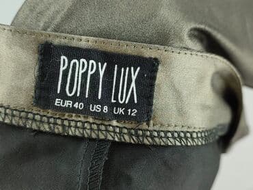 spodnie na impreze: Spodnie materiałowe damskie, rozmiar L — 4