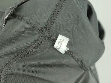 legginsy z imitacją skóry: Legginsy Ze skóry ekologicznej damskie, rozmiar 2XL — 4