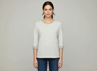 bluzki w paski z serduszkiem: TXM, Bluzka damska, rozmiar L — 6