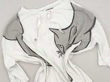 bluzka z kotem damska: Bluzka damska, rozmiar L — 1