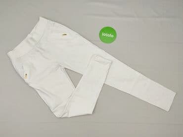 białe rajstopy rossmann: Spodnie materiałowe damskie, rozmiar L — 2