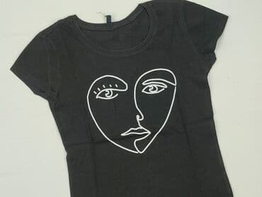 reserved koszulka w koty: Sinsay, Women`s T-shirt, size XS (EU 34) — 1