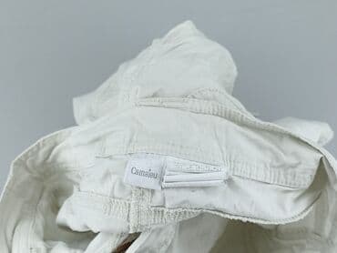 białe koturny sandały ccc: CAMAIEU, Spodnie 3/4 damskie, rozmiar L — 4