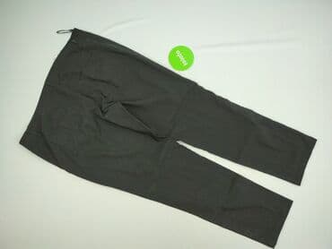 czarne spodnie materiałowe: Bpc bonprix collection, Spodnie materiałowe damskie, rozmiar 3XL — 3