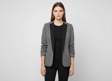 niebieska marynarka damska hm: H&M, Marynarka damska, rozmiar S — 1