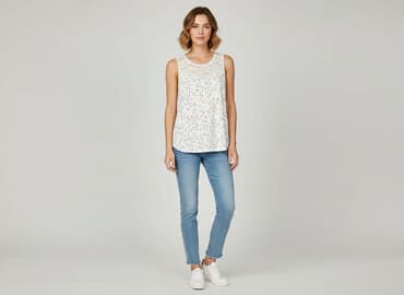 zwiewna bluzki w kwiaty: H&M, Bluzka damska, rozmiar S — 7