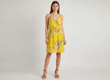 żółta sukienki na wesele długa: Сукня жіноча, розмір S — 1