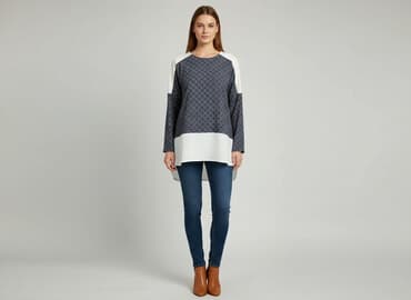 plisowane bluzki: Bluzka damska, rozmiar M — 5