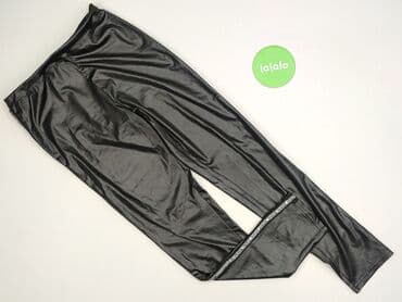 rajstopy czarne z wzorem: Legginsy Eleganckie damskie, rozmiar XL — 2