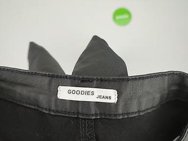 czarne cargo pull and bear: Jeansy damskie, rozmiar M — 5